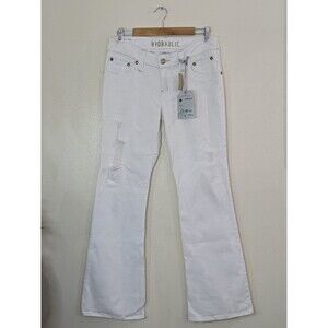 Hydraulic Curvy Lola Fit Jeans Womens Size 11/12 Bootcut White Y2K Juniors